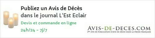 Avis de deces L'Est Eclair Avis de deces L'Est Eclair