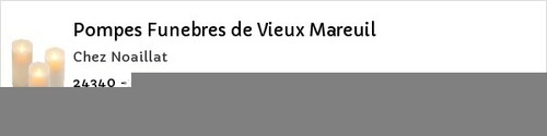 Avis de décès - Boulazac - Pompes Funebres de Vieux Mareuil