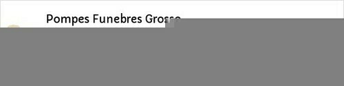 Avis de décès - Morteau - Pompes Funebres Grosso