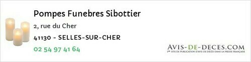 Avis de décès - Saint-Loup - Pompes Funebres Sibottier
