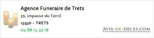 Avis de décès - Coudoux - Agence Funeraire de Trets