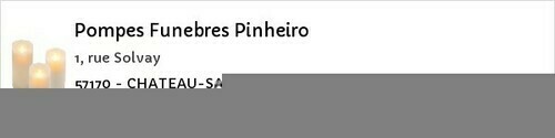 Avis de décès - Knutange - Pompes Funebres Pinheiro