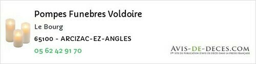 Avis de décès - Bours - Pompes Funebres Voldoire