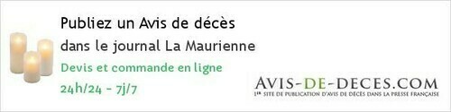 Avis de deces La Maurienne Avis de deces La Maurienne