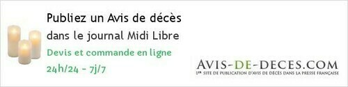 Avis de deces Midi Libre Avis de deces Midi Libre